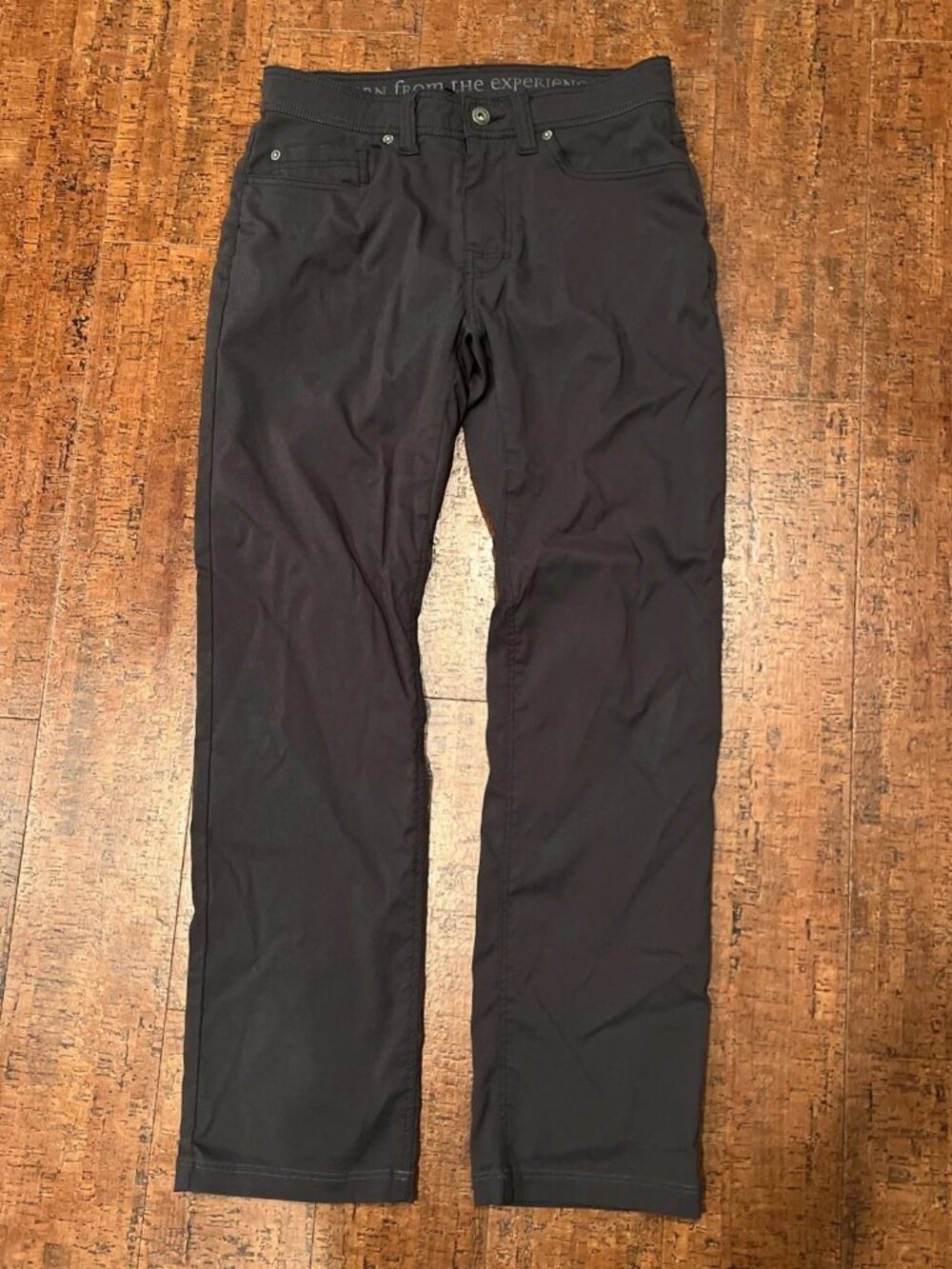 Prana Men’s 30X30 Gray Slim Fit Brion Pants